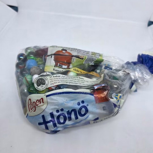 Glass marbles lot