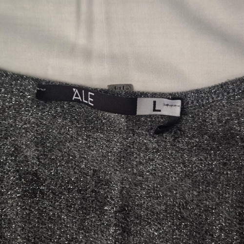 Ale blouse size L like new, grey and silver