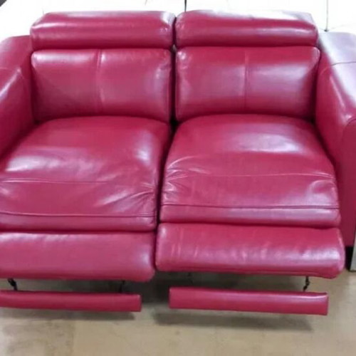 Red Moreno loveseat and armchair set with electric relax mechanism, new