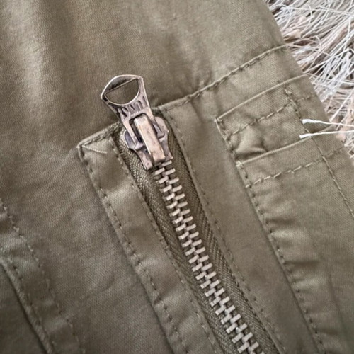 Funky Buddha khaki bomber jacket like new, size L