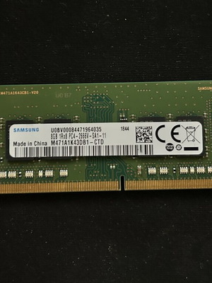 Samsung DDR4 8GB 2666MHz laptop memory module