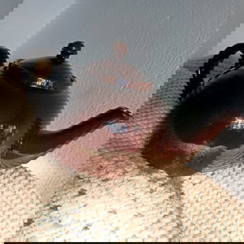 Английски чайник от керамика като ново, кафяв