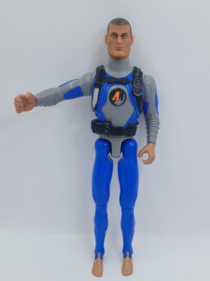 Action Man Surf Atak φιγούρα μεταχειρισμένη, Hasbro 2003, μη ολοκληρωμένη