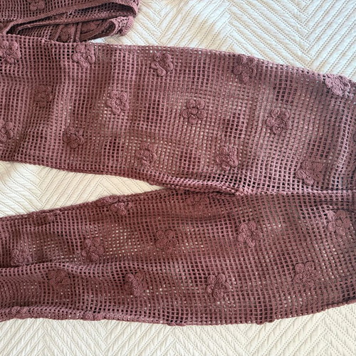 H&M knitted set, brown, beach or everyday wear