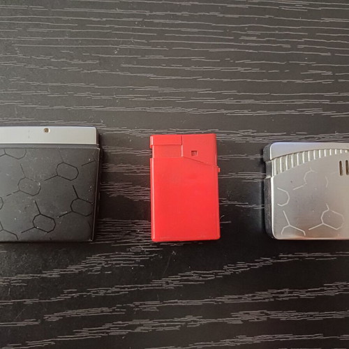 Davidoff Cigarettes vintage lighters set of 3