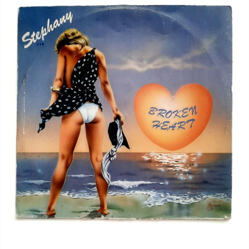 Stephany Broken Heart / Romantic Afrika 12" vinyl single, Italo-Disco