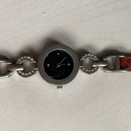 Avon women's watch like new, gold with brown strap