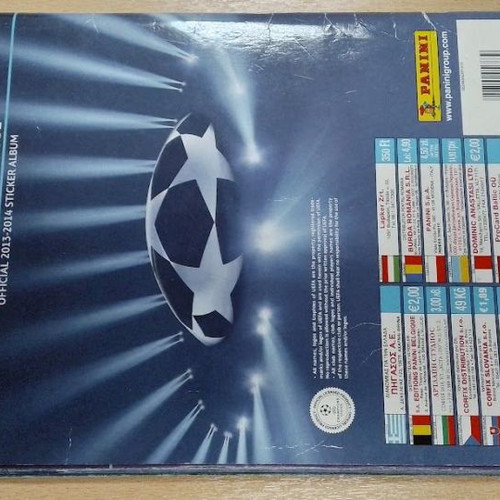Ts.Lig Album 2013-2014 Panini used with 257/629 stickers