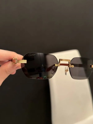 Cartier Buffs / C Décor sunglasses, blue