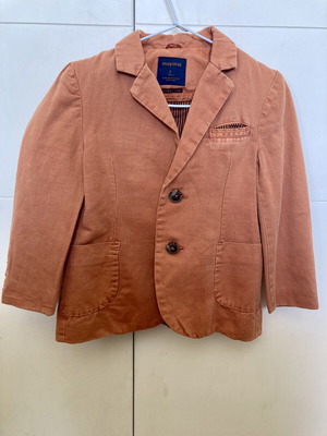 Mayoral jacket like new for 2-year-old boy, 92cm, brown-orange