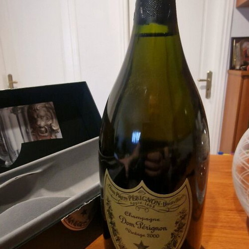 Dom Perignon 2000 champagne collectible, intact