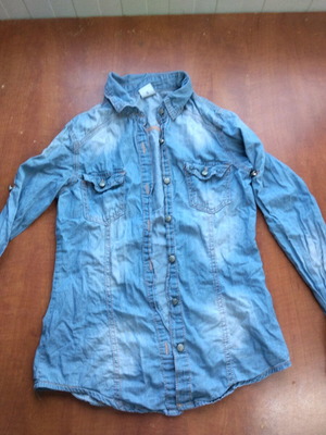 Vintage shirt used blue, size S