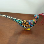 Decorative pheasant bird Toms drag new with semi-precious stones