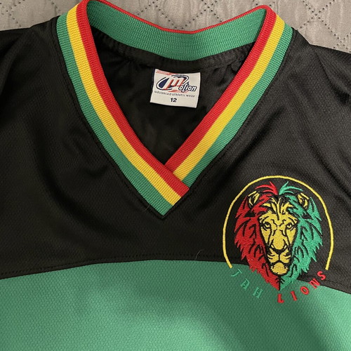 Motion Jah Lions sleeveless sports shirt, reggae style, size 12