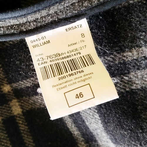 Milestone coat like new, gray, size XL