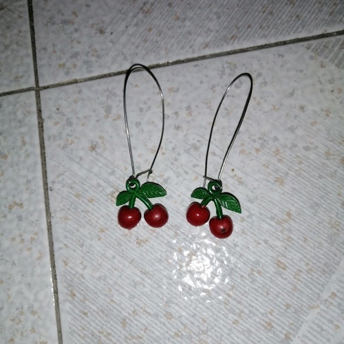 Cherry earrings