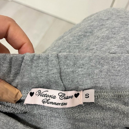 Victoria Couture X Hello Kitty Mini Skirt Size Small like new, gray and pink