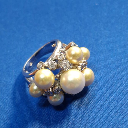 Silver ring with 925 stamp new