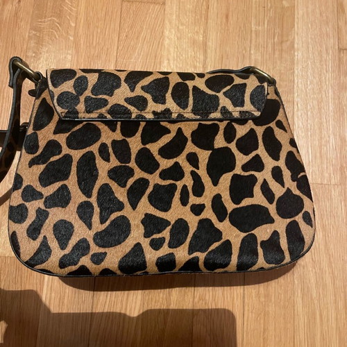 Aldo shoulder bag made of genuine leather like new, black and brown