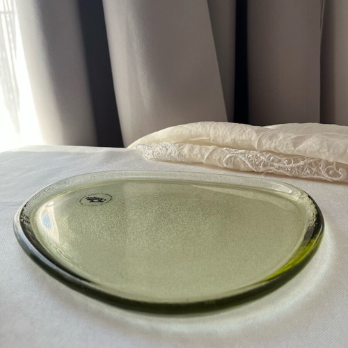 Habitat Vintage Handmade Glass Plate New