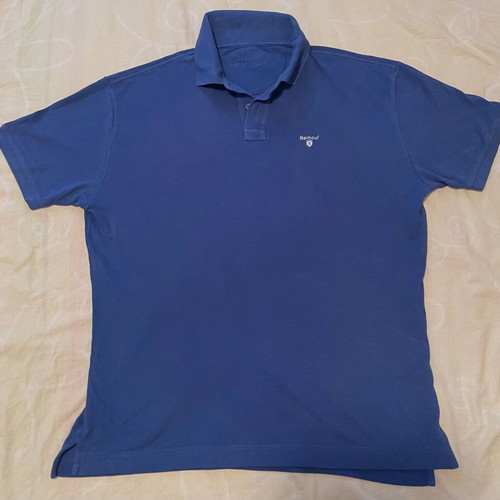 Barbour International polo shirt, electric blue, XXL