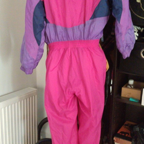 Vintage ski suit used, small size