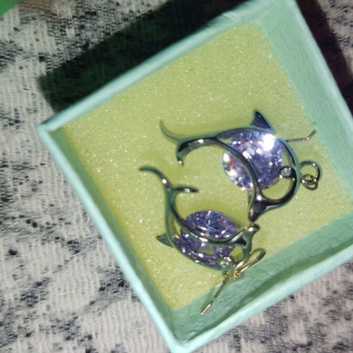 Dolphin earrings new