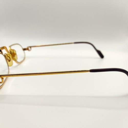 Cartier Vintage Demi Lune Gold Lacquer 22kt Glasses Used