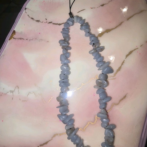 Mobile phone bracelet with semi-precious stones new