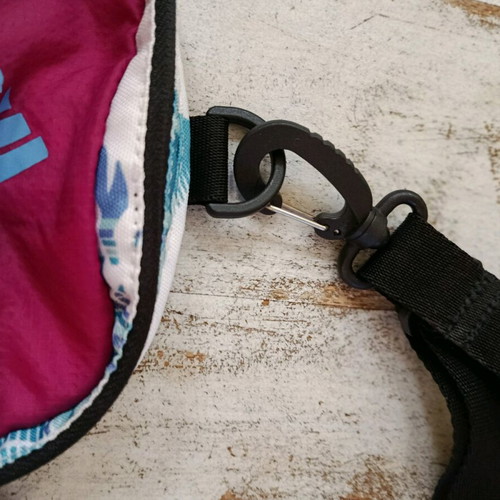 Adidas bag multicolored with zipper and three compartments, like new