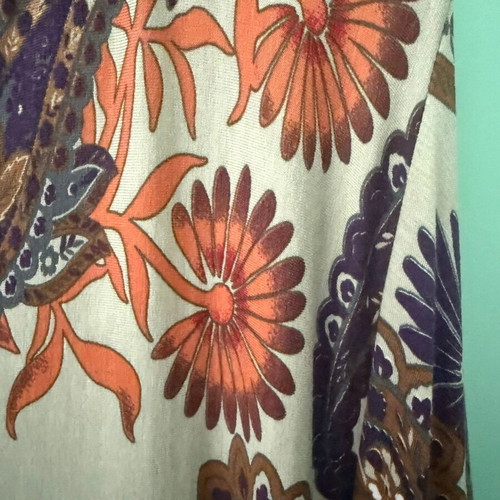 CantaO dress used with mixed print and butterfly sleeves