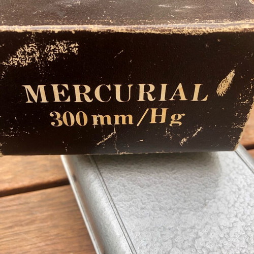 Vintage mercury sphygmomanometer used