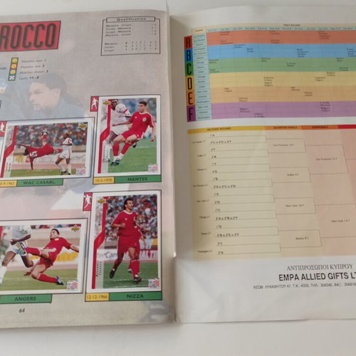 Upper Deck Collector's Choice FIFA World Cup USA '94 complete sticker album