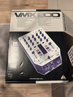 Behringer VMX 200 DJ Mixer new in box