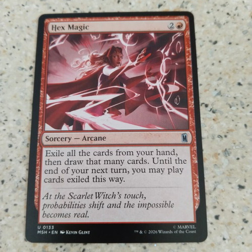 Magic the Gathering Hex Magic card