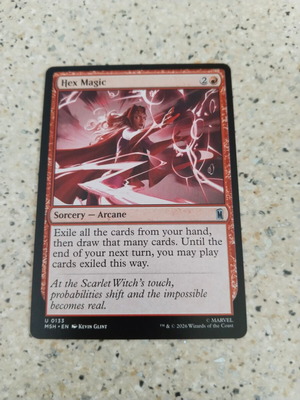 Magic the Gathering Hex Magic card