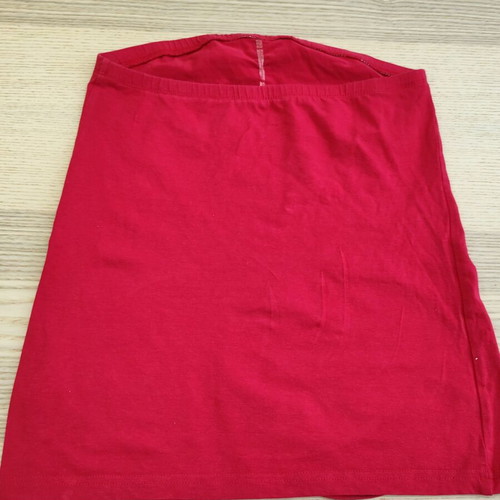Peacocks Y2K red strapless tube top M, like new