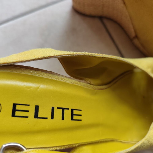 Elite yellow platform shoes size 39 like new