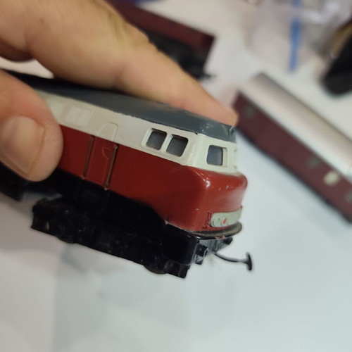 Liliput HO model train set with locomotive and wagons