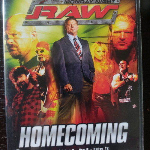 WWE RAW Homecoming DVD used, television show with subtitles