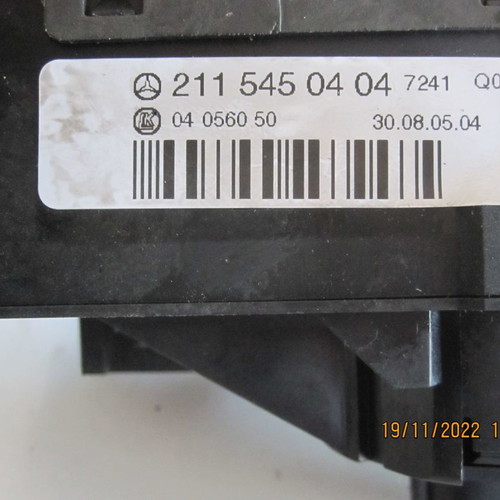 Light switch for Mercedes W211 '02-'09 used