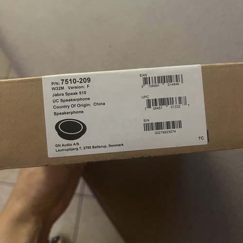 Jabra Speaker 510 Bluetooth USB new with box