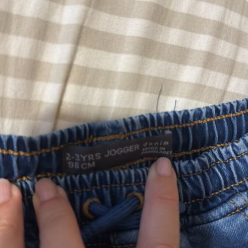 H&M jeans for 2-3 years old, blue, size 98 cm