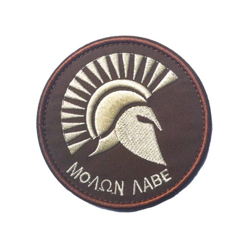 Spartan Helmet Badges 2 different designs new