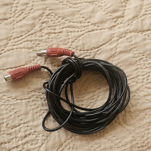 Audio cables set used, various types