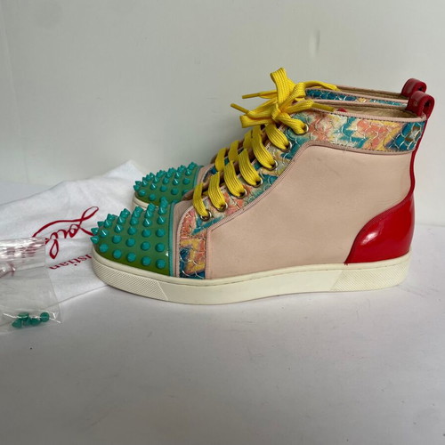 Christian Louboutin women sneakers 36.5 like new, colorful