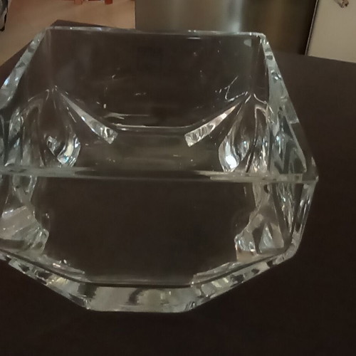 Espiel collection crystal set with large bowl and handmade ashtray new