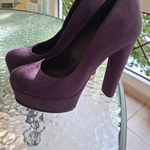 Sante purple pumps 12cm like new, size 36