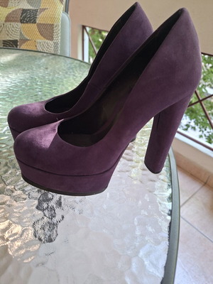 Sante purple pumps 12cm like new, size 36