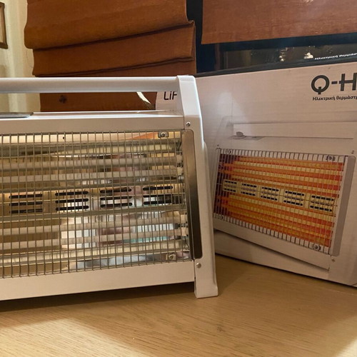 Q-heat electric quartz heater 1200w new